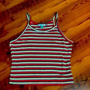 Stripe multi color tank top